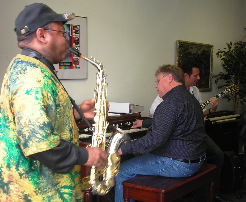 Cookin' at a previous Hammond Central jam session